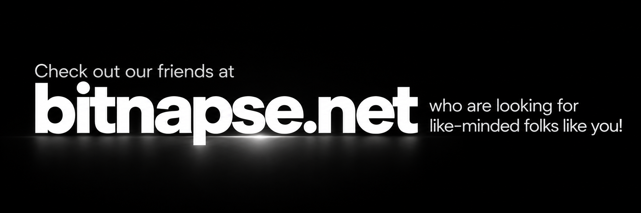 Monochrome bitnapse.net website banner